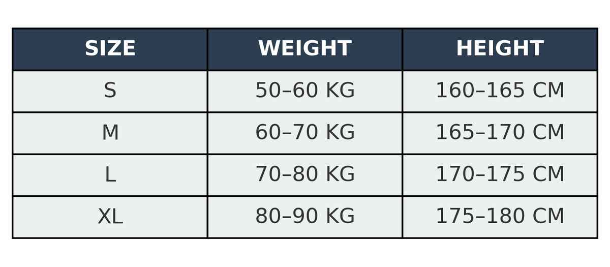 Size Chart Guide